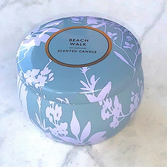 SUSAN JACOBS NEW YORK CANDLE “BEACK WALK” NEW 1 WICK METAL TIN 3.3… - Picture 4 of 4